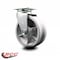Service Caster 5 Inch V-Groove Semi Steel Cast Iron Wheel Swivel Caster with Roller Bearing SCC SCC-20S520-VGR - alternate 3